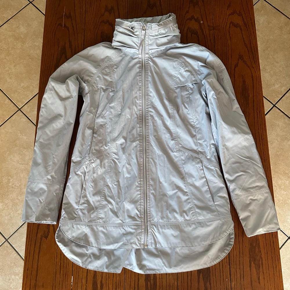 lululemon athletica Light Gray Full-Zip Jacket